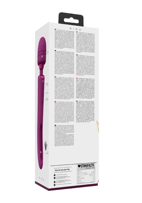 Masażer Vive Kiku Double Ended Wand USB Ładowany Różowy - Vive