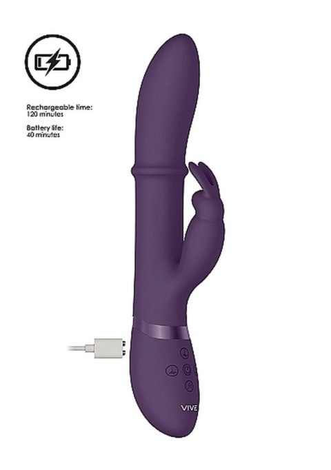 Wibrator króliczek-Fioletowy-Purple