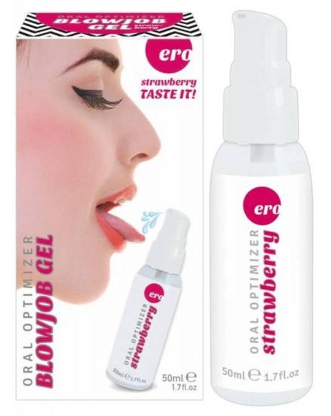 Żel do seksu oralnego truskawka HOT Oral Optimizer Blowjob Gel Strawberry 50ml