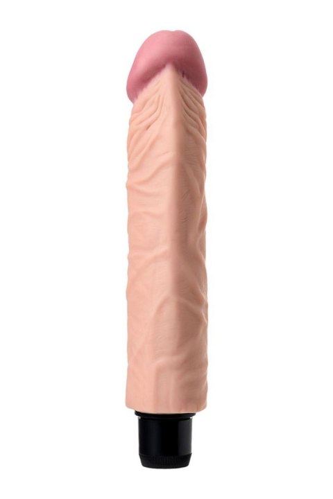 Realistyczny Wibrator Cielisty Z Pokrętłem 22,5 cm– A-TOYS