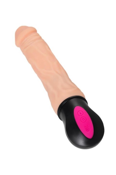 Elastyczny Wibrator Podgrzewany Z Cyberskóry Cielisty 19 cm– A-Toys