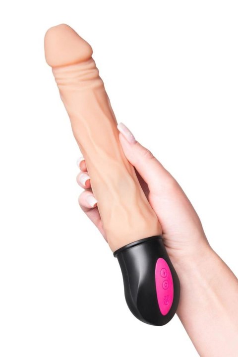 Elastyczny Wibrator Podgrzewany Z Cyberskóry Cielisty 19 cm– A-Toys