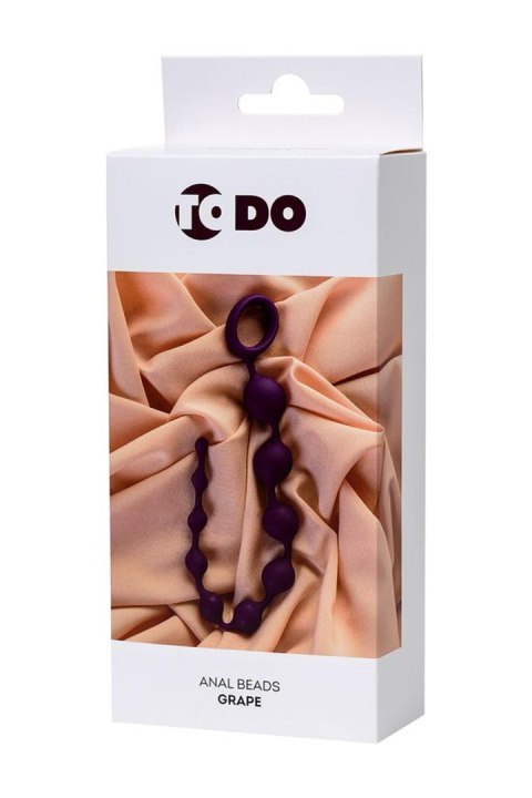 Koraliki analne fioletowe ToDo Grape Violet Anal Beads