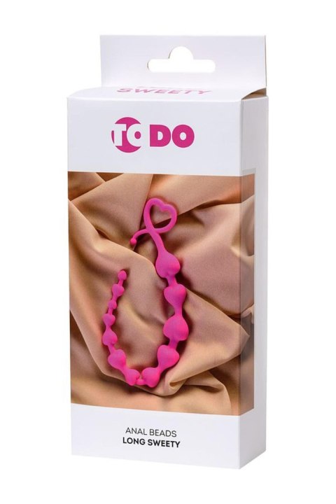 Koraliki analne różowe ToDo Long Sweety Pink Anal Beads