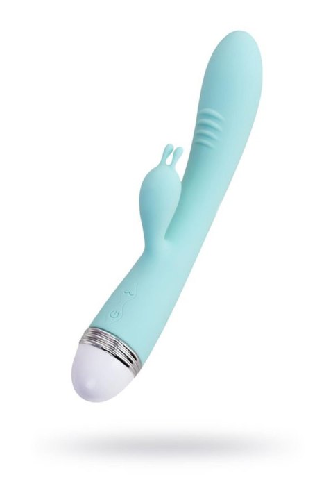 Wibrator Króliczek Anatomiczny Podwójny Miętowy - Flovetta By Toyfa