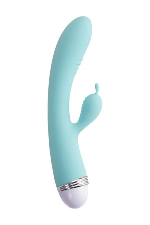 Wibrator Króliczek Anatomiczny Podwójny Miętowy - Flovetta By Toyfa
