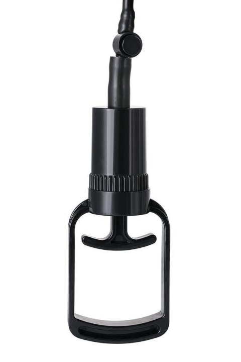 A-TOYS, Penis Pump Coal, with vibro, PVC, Transparent, 22,8 cm