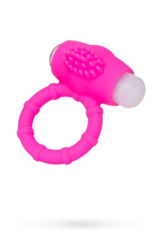 Pirścień Wibrujący  Silikonowy  Na Penisa, Różowy, Średnica 2,5 cmA-TOYS, Penis VibroRing, Silicone, Pink, O2.5 cm