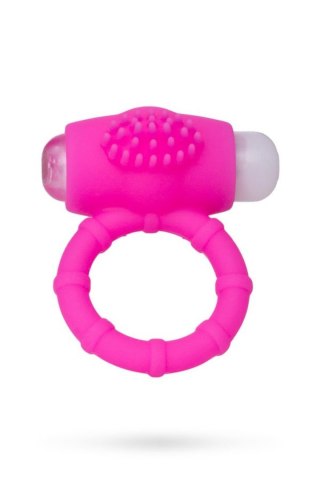 Pirścień Wibrujący  Silikonowy  Na Penisa, Różowy, Średnica 2,5 cmA-TOYS, Penis VibroRing, Silicone, Pink, O2.5 cm