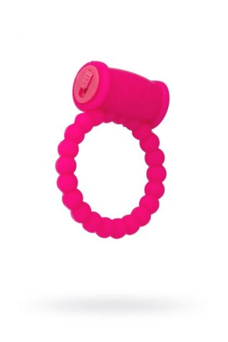Pierścień Erekcyjny Wibrujący  Silikonowy, Różowy, śr. 3,5 cmA-TOYS, Penis VibroRing, Silicone, Pink, O3.5 cm