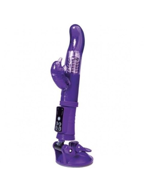 Nowoczesny Wibrator Obrotowy Z Przyssawką Kulki Metalowe TPR Hands-Free - A-Toys High