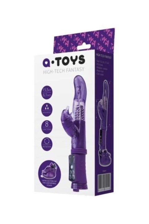 Nowoczesny Wibrator Obrotowy Z Przyssawką Kulki Metalowe TPR Hands-Free - A-Toys High