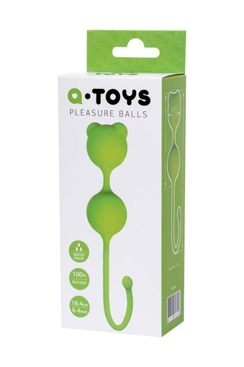 Kulki gejszy silikonowe zielone żabka A-Toys