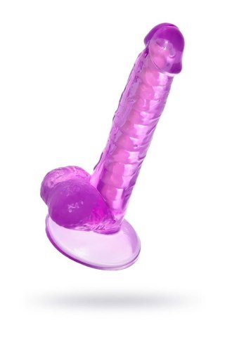 Dildo z przyssawką fioletowe 20.5cm TOYFA