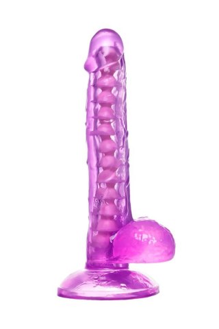 Dildo z przyssawką fioletowe 20.5cm TOYFA