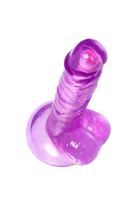 Dildo z przyssawką fioletowe 20.5cm TOYFA