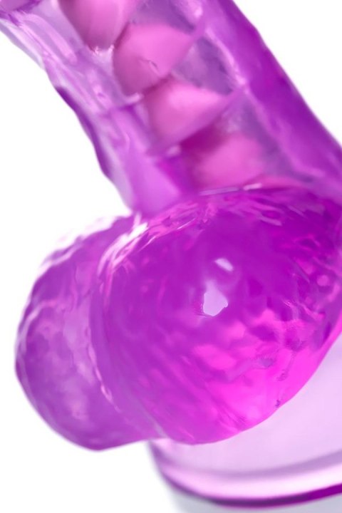 Dildo z przyssawką fioletowe 20.5cm TOYFA