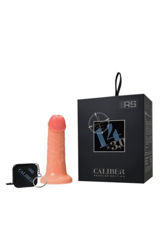 Dildo z przyssawką Caliber jasne 14cm TOYFA