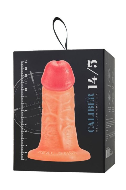 Dildo z przyssawką Caliber jasne 14cm TOYFA