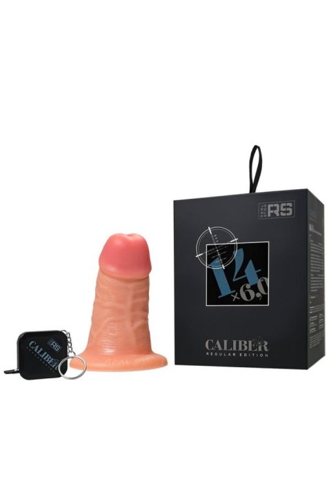 Dildo z przyssawką Caliber jasne 14cm TOYFA