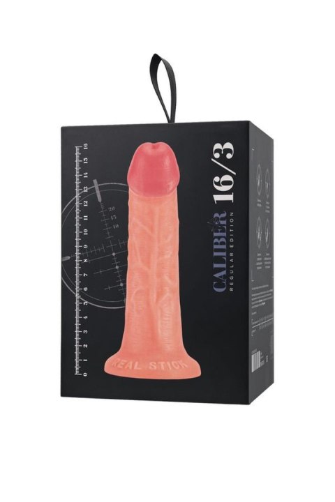 Dildo z przyssawką Caliber jasne 16cm TOYFA