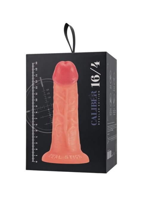 Dildo z przyssawką Caliber jasne 16cm TOYFA