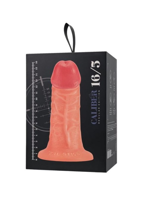 Dildo z przyssawką Caliber jasne 16cm TOYFA