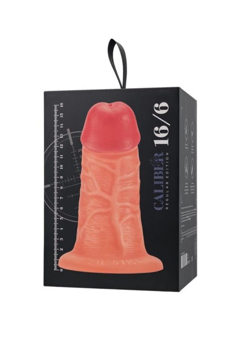 Dildo z przyssawką Caliber jasne 16cm TOYFA