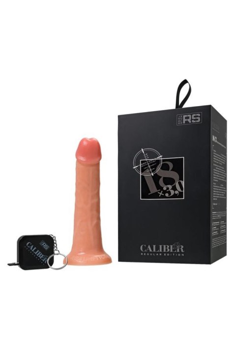 Dildo z przyssawką Caliber jasne 18cm TOYFA