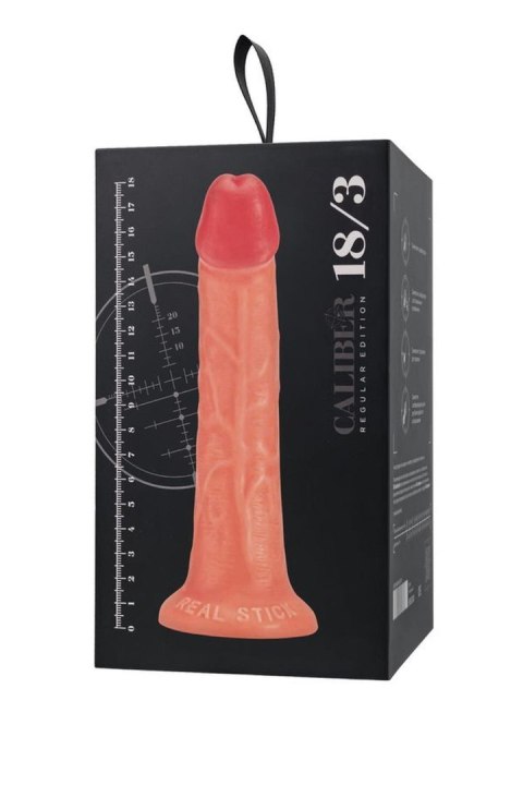 Dildo z przyssawką Caliber jasne 18cm TOYFA