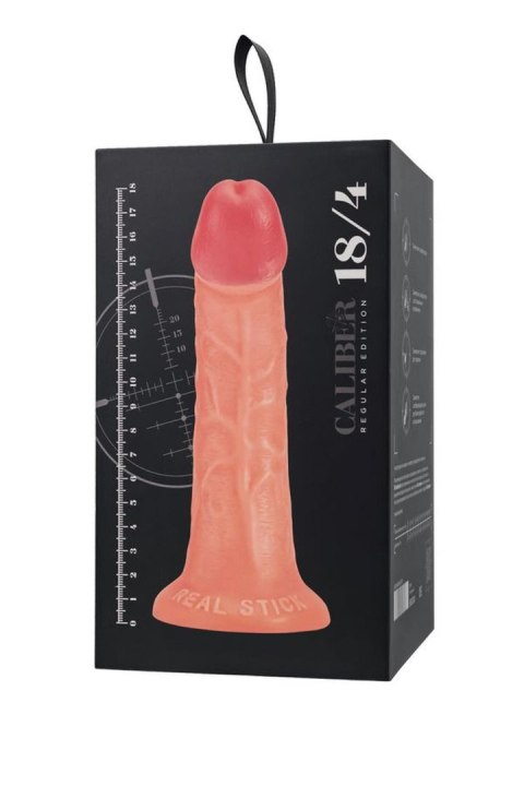 Dildo z przyssawką Caliber jasne 18cm TOYFA