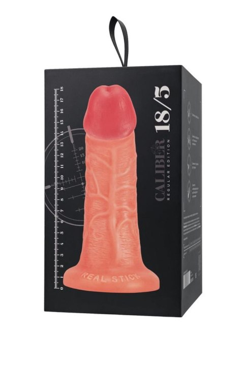 Dildo z przyssawką Caliber jasne 18cm TOYFA