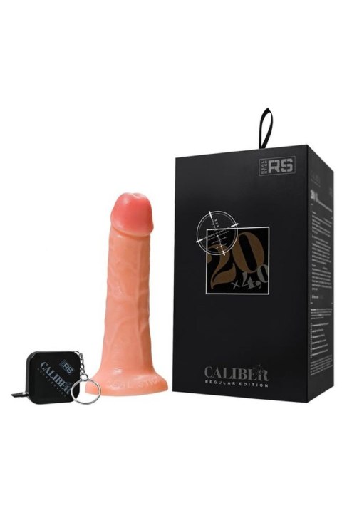 Dildo z przyssawką Caliber jasne 20cm TOYFA