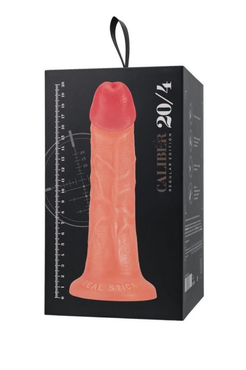 Dildo z przyssawką Caliber jasne 20cm TOYFA