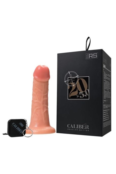 Dildo z przyssawką Caliber jasne 20cm TOYFA