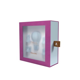 Stymulator Wibracyjny Wodoodporny 10 Trybów 5 Głowic Niebieski Caress Blue Adrien Lastic