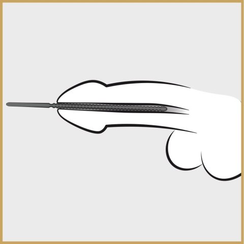 Dilator do cewki moczowej ze stali nierdzewnej Dip Stick Ripped 6mm Penis Plug ORION