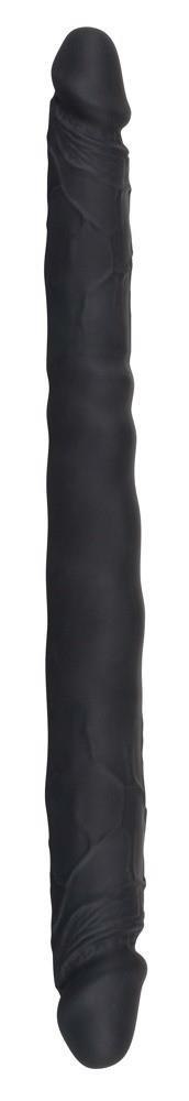 Dildo podwojne silikonowe czarne 40cm Double Dong Bad Kitty ORION