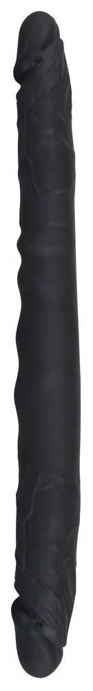 Dildo podwojne silikonowe czarne 40cm Double Dong Bad Kitty ORION