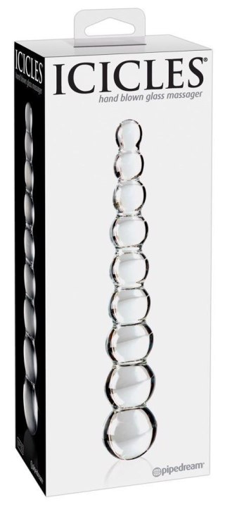 Dildo szklane kulki przeźroczyste 20.5cm Icicles No. 2 ORION