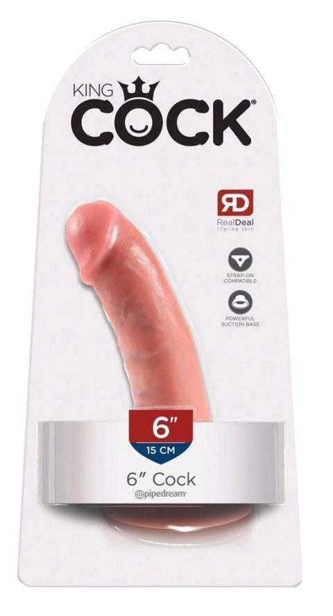 Dildo realistyczne cieliste 15cm King Cock ORION