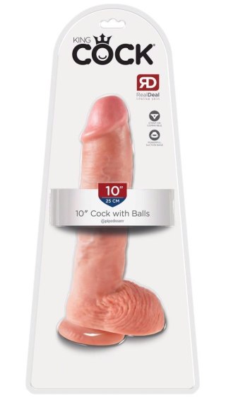 Dildo realistyczne cieliste 25cm King Cock