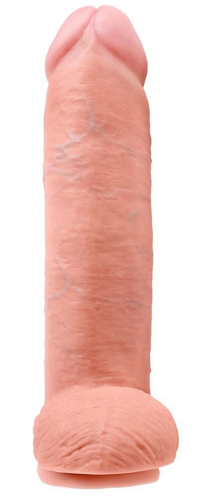 Dildo realistyczne cieliste 30.5cm King Cock ORION