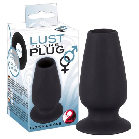 Tunel analny czarny rozmiar M 10cm Lust Tunnel Plug ORION