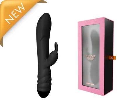 Innowacyjny Króliczek Z Systemem Obrotowym - TWISTER BLACK