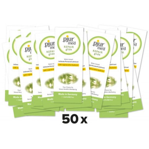 Lubrykant Wodny Z Kwasem Hialuronowym MED Repair Glide 2ml 50 Szt. Pjur