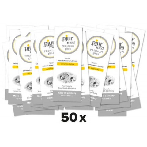 Lubrykant Silikonowy MED Premium Glide 1,5ml 50 Szt. Pjur