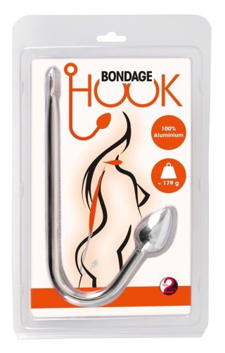 Hak analny aluminiowy 24cm Bondage Hook ORION