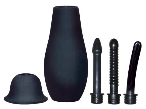 Gruszka do lewatywy czarna Intimate shower Bad Kitty