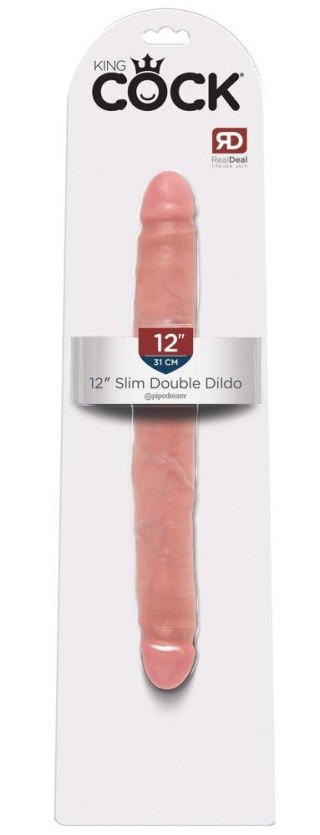 Dildo podwójne realistyczne cieliste 30.5cm King Cock Slim Double Dildo ORION